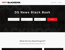 Tablet Screenshot of dsnewsblackbook.com